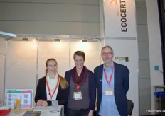 Vènissia Pierru, Jennifer Ritzenthaler und Volker Täubert von Ecocert Deutschland